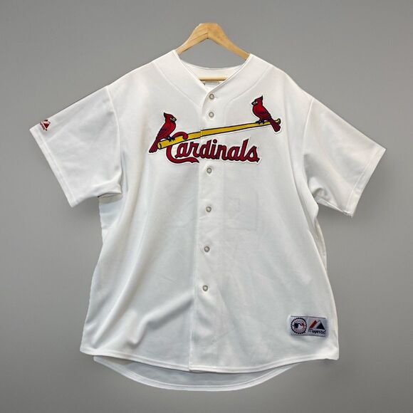 Majestic Chris Carpenter St. Louis Cardinals MLB Home Baseball Jersey Men's XXL - Picture 1 of 11